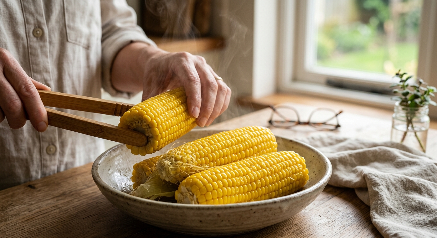스마트폰과 컴퓨터를 오래 사용해 눈이 피로한 사람의 모습