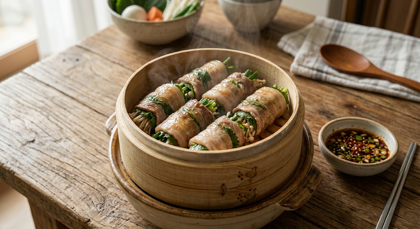 촉촉함을 살리는 핵심: 찜기 사용 타이밍과 익힘의 원리