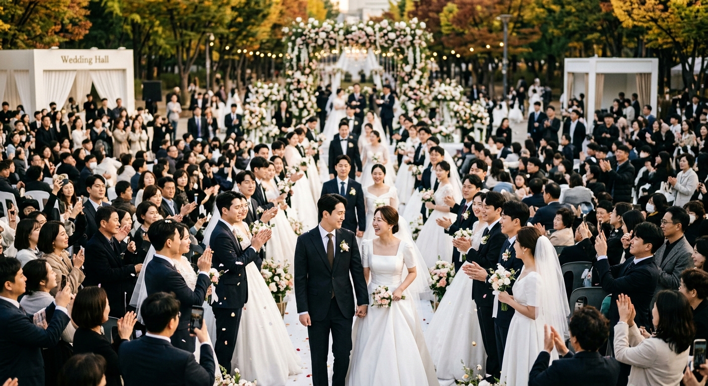 가계 계획표와 주거 비용 자료를 함께 살펴보는 예비부부