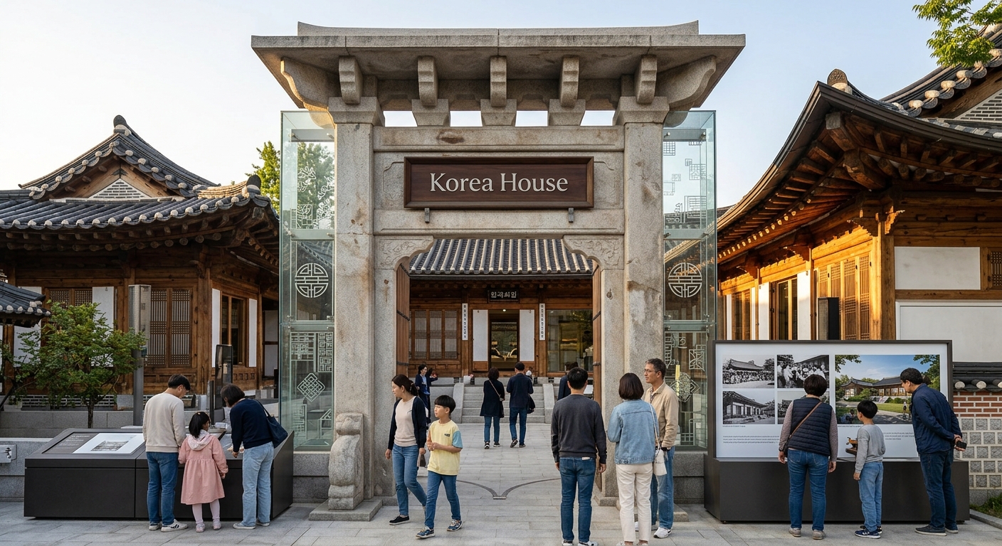 전통 한옥의 상징성을 현대적 감각으로 표현한 한국의집 브랜드 콘셉트