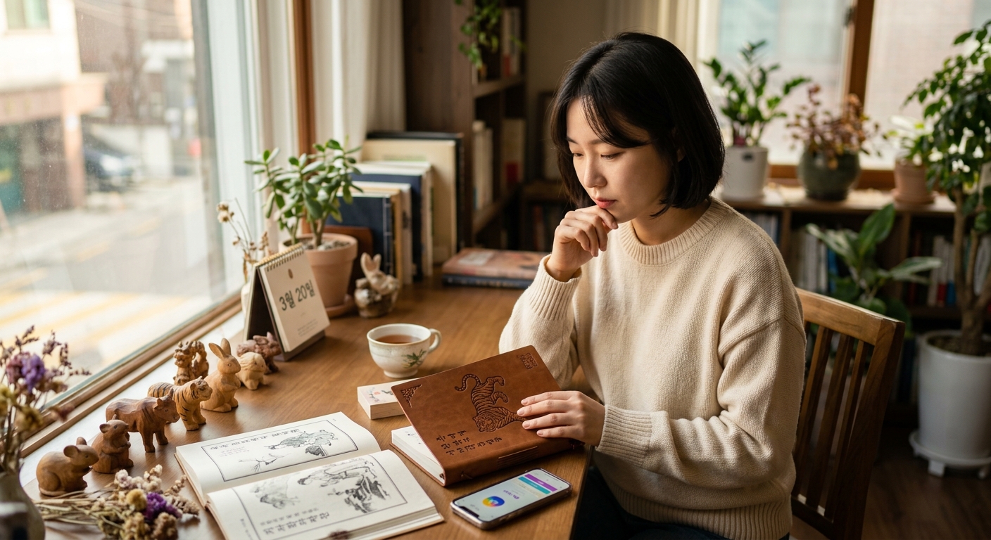 친구와 만나 대화하거나 성과를 확인하며 미소 짓는 모습