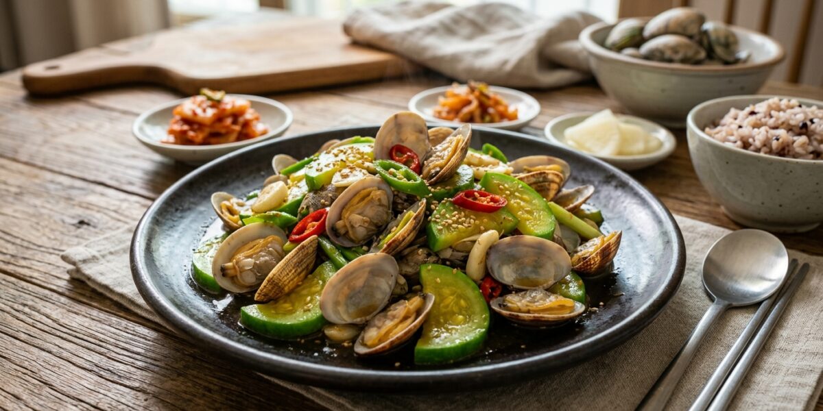 바지락 애호박볶음 레시피, 4월 제철 반찬 맛있게 만드는 법