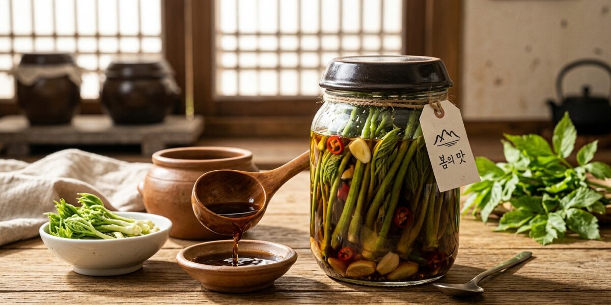두릅장아찌 황금비율 1:1:1, 오래 두고 맛있게 먹는 법