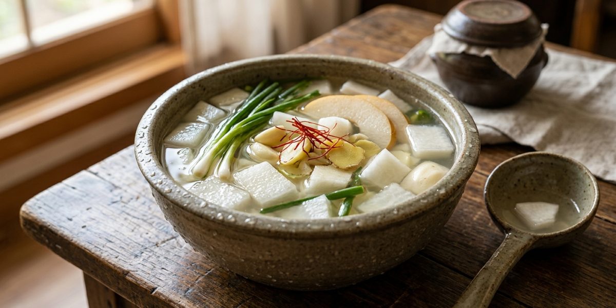 동치미 초간단 레시피, 소금만으로 시원한 맛 내는 법
