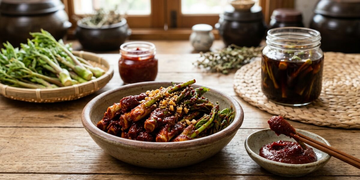 두릅장아찌 고추장 레시피, 쓴맛 잡고 오래 먹는 비결