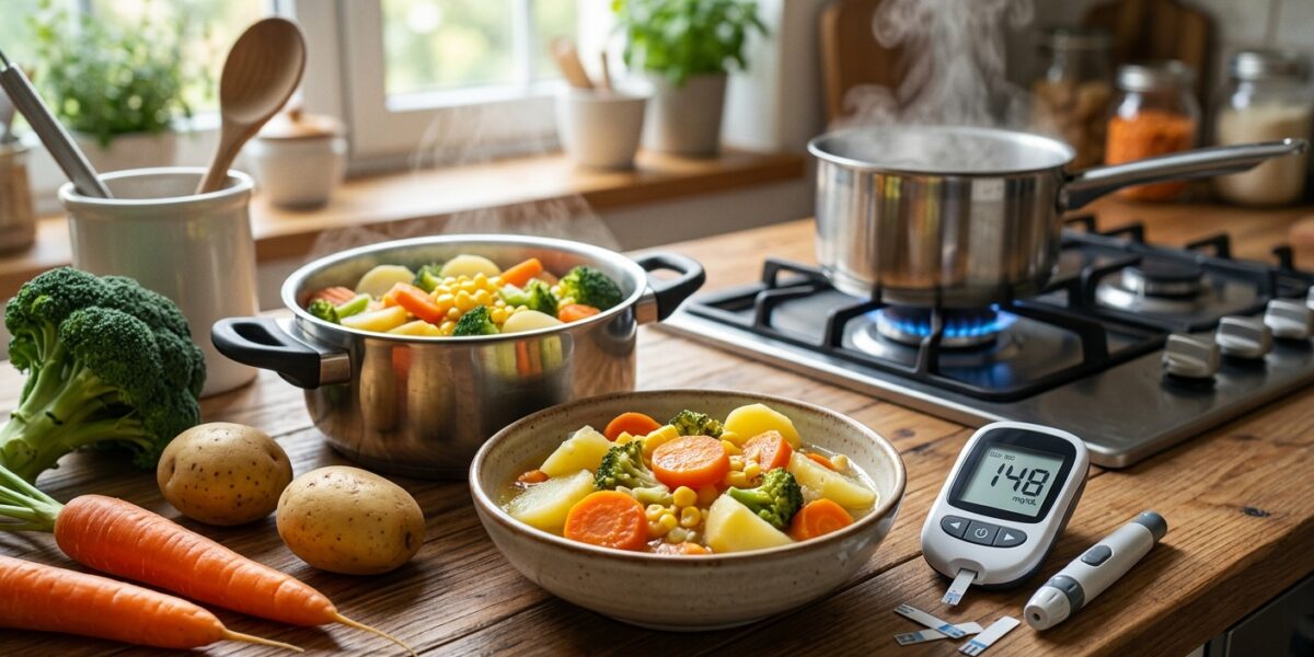 삶은 채소 혈당 높이는 이유와 당뇨 주의 식품 총정리