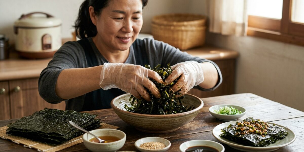 눅눅한 김 활용법, 김무침으로 바삭하게 살리는 비결