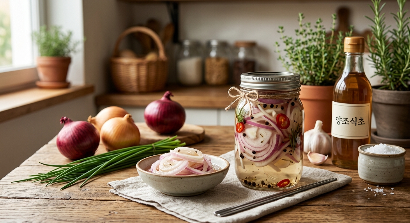 퀘르세틴과 식이섬유를 함유한 양파 슬라이스
