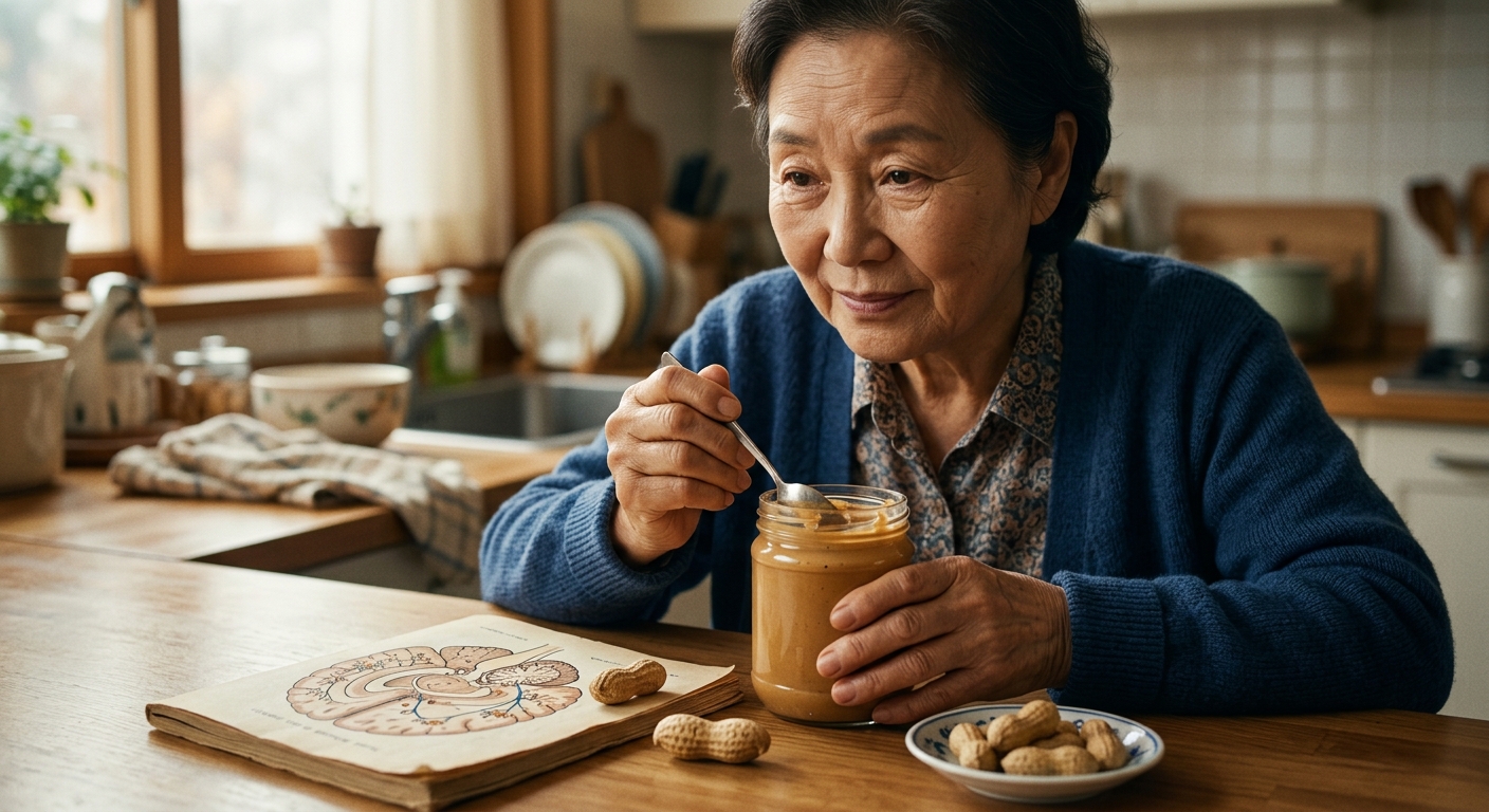 혈관과 뇌 건강의 연결을 상징적으로 보여주는 건강 이미지