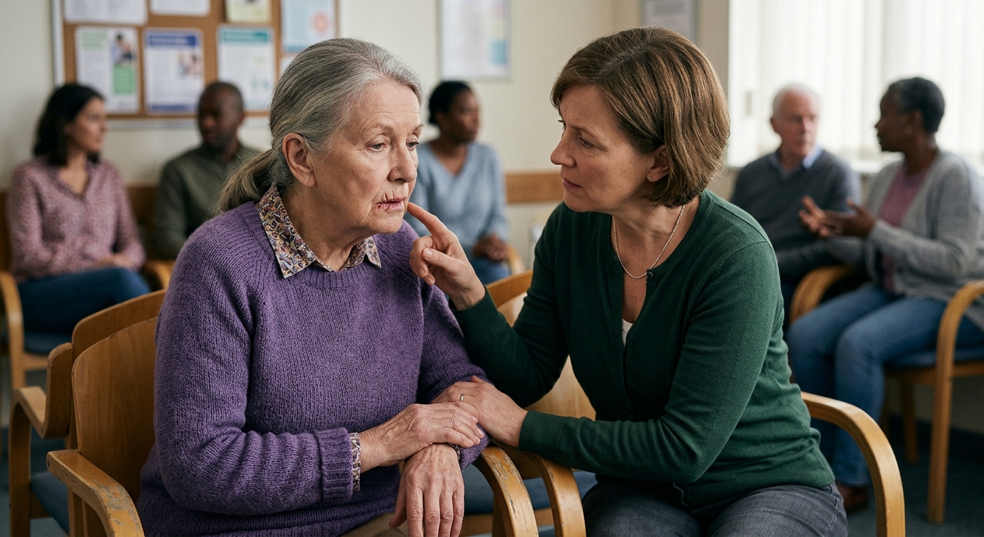 건강 식단을 고민하는 채식주의자와 임신부를 상징하는 이미지