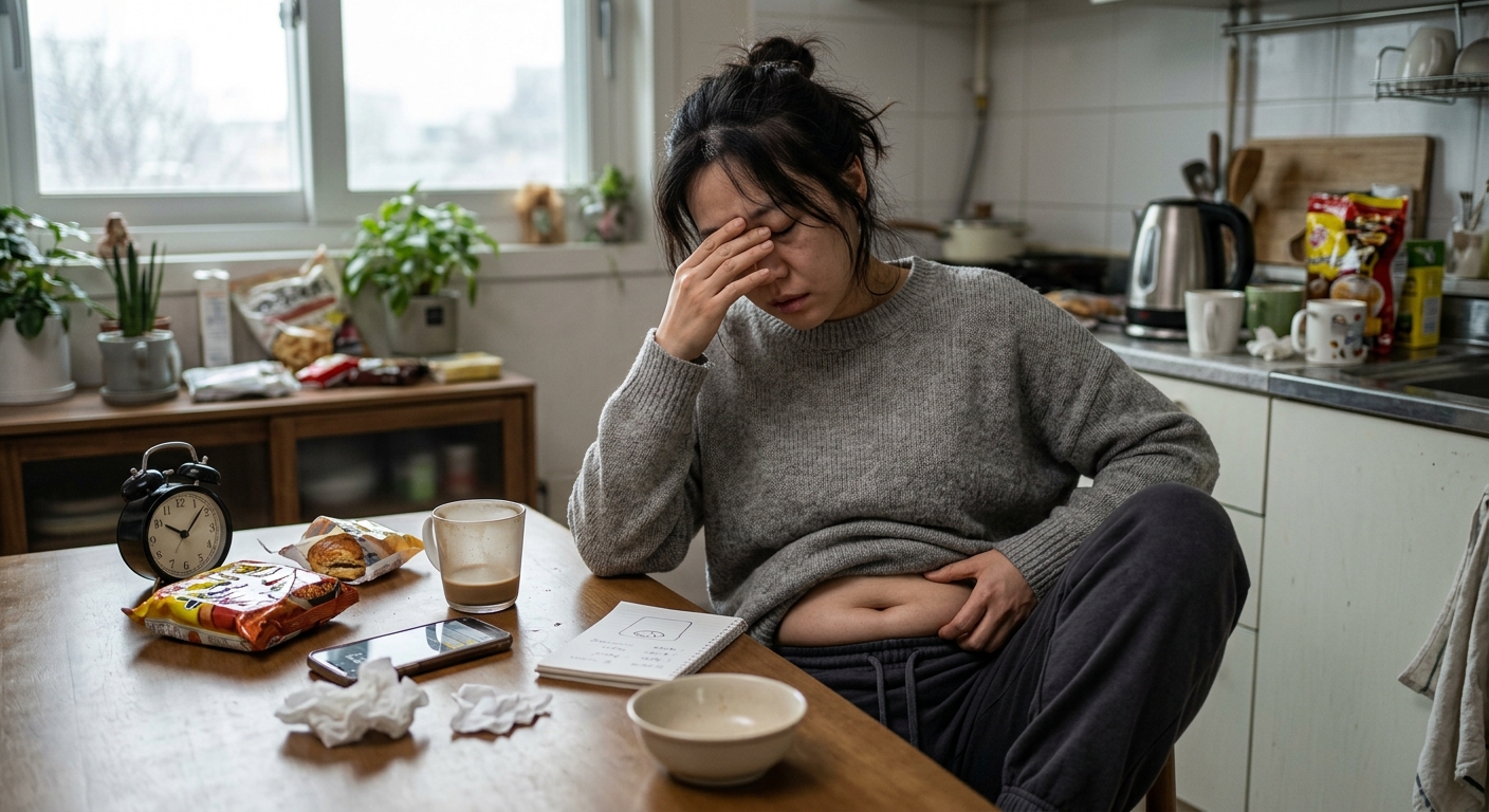 숙면과 명상으로 스트레스를 관리하는 건강한 생활 습관 이미지