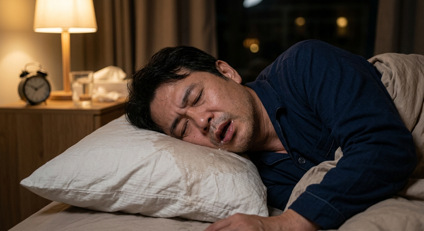 병원 진료실에서 수면 증상을 상담하는 환자