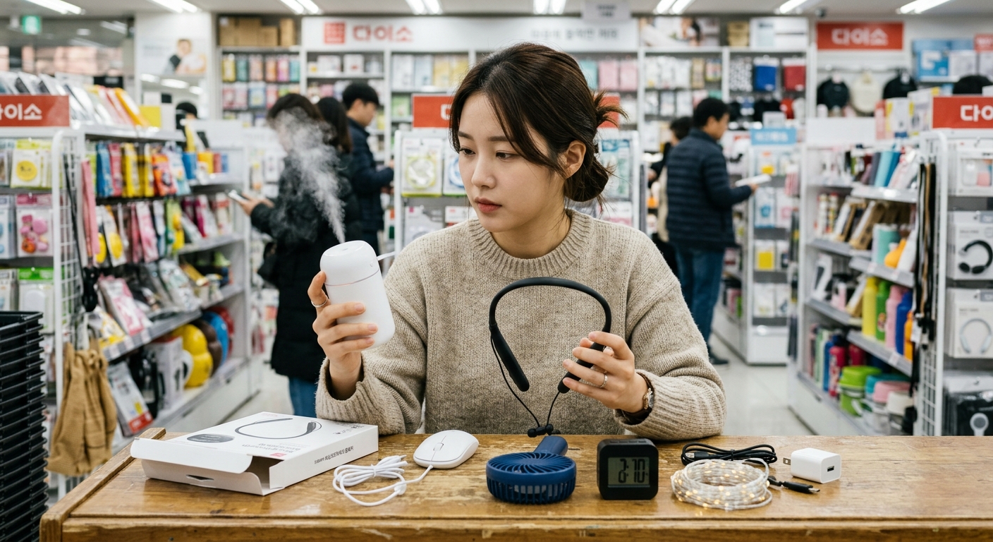 노트북 옆에 예비용 마우스와 키보드를 두고 사용하는 실용적인 책상 장면