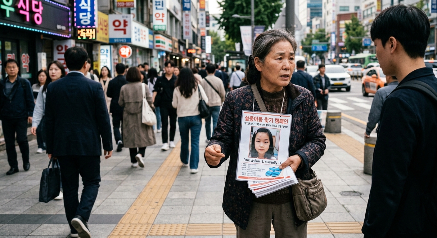 실종아동 정보를 함께 확인하며 기억하는 시민들의 관심을 표현한 이미지