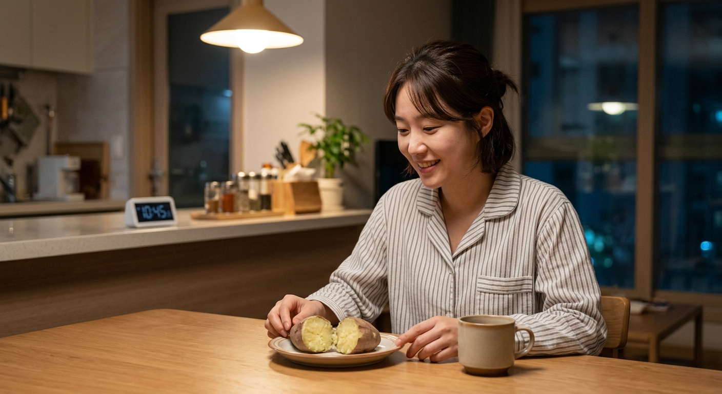 아침 햇살 속에서 가벼운 몸 상태를 떠올리게 하는 건강한 일상 장면