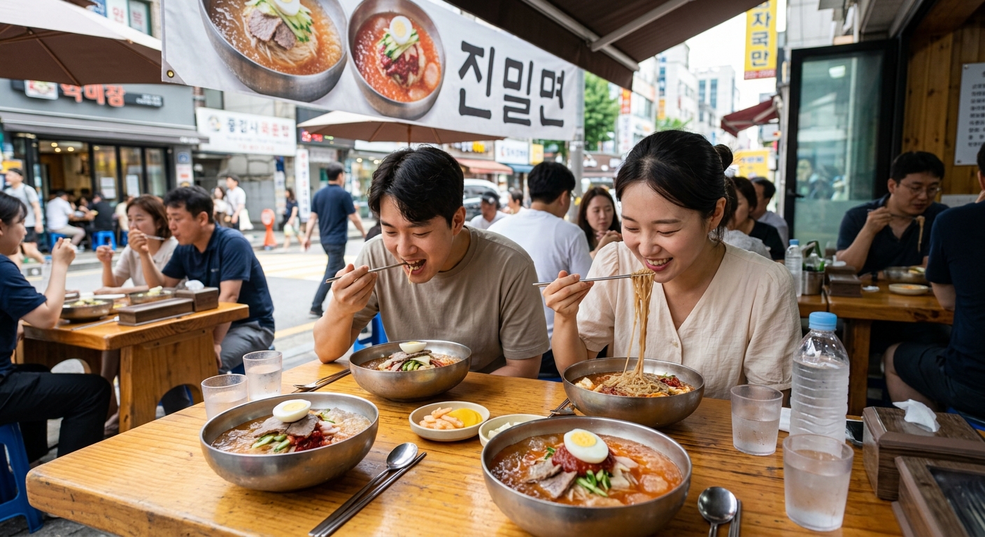 여름 식문화 트렌드 속에서 인기를 얻는 시원한 면요리 이미지