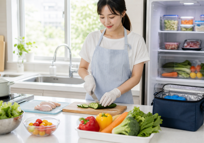 음식을 안전하게 보관하고 조리하는 여름철 주방