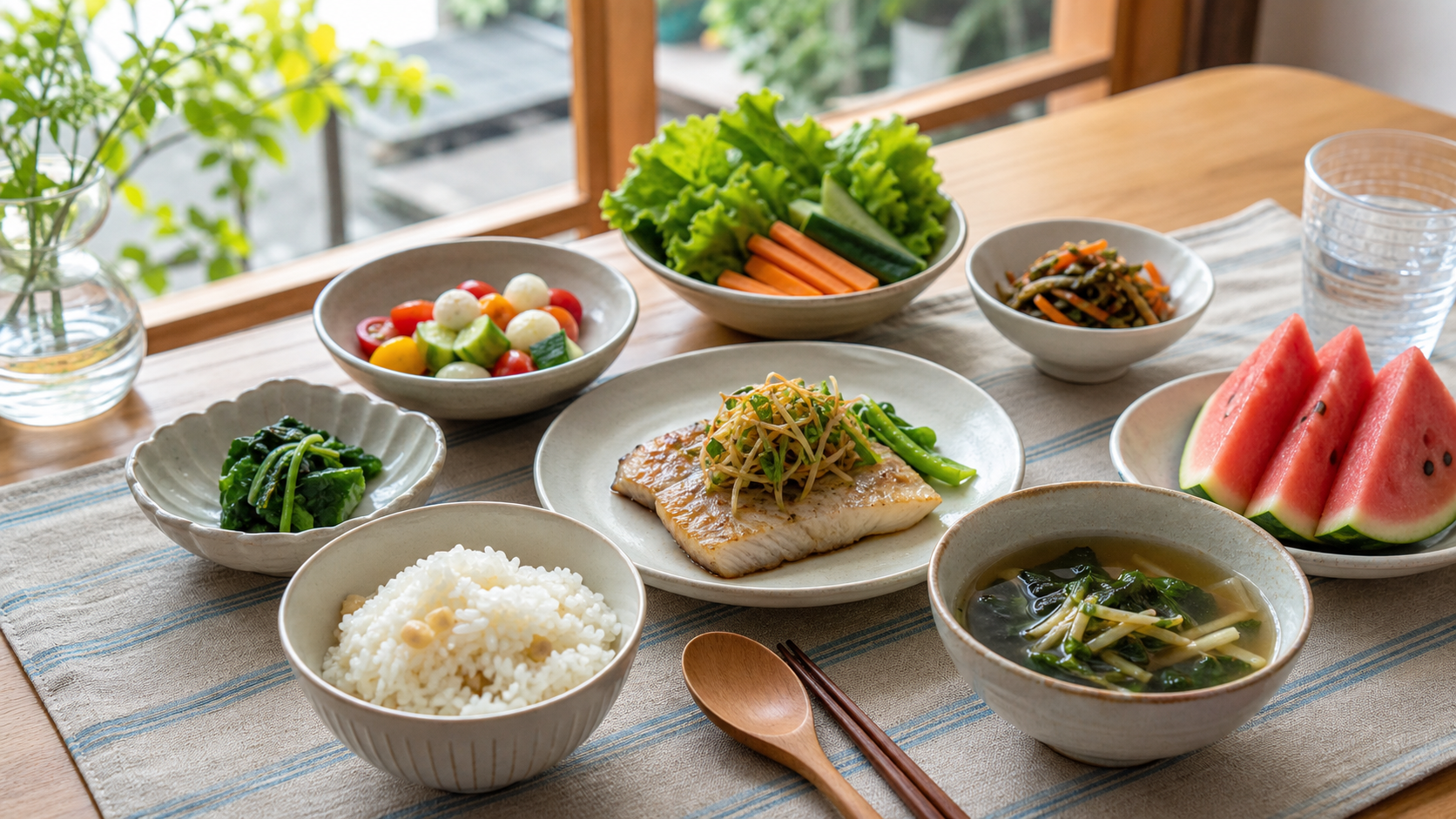 건강한 여름 밥상