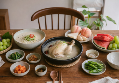 삼계탕과 콩국수 등 여름 보양식 한 상