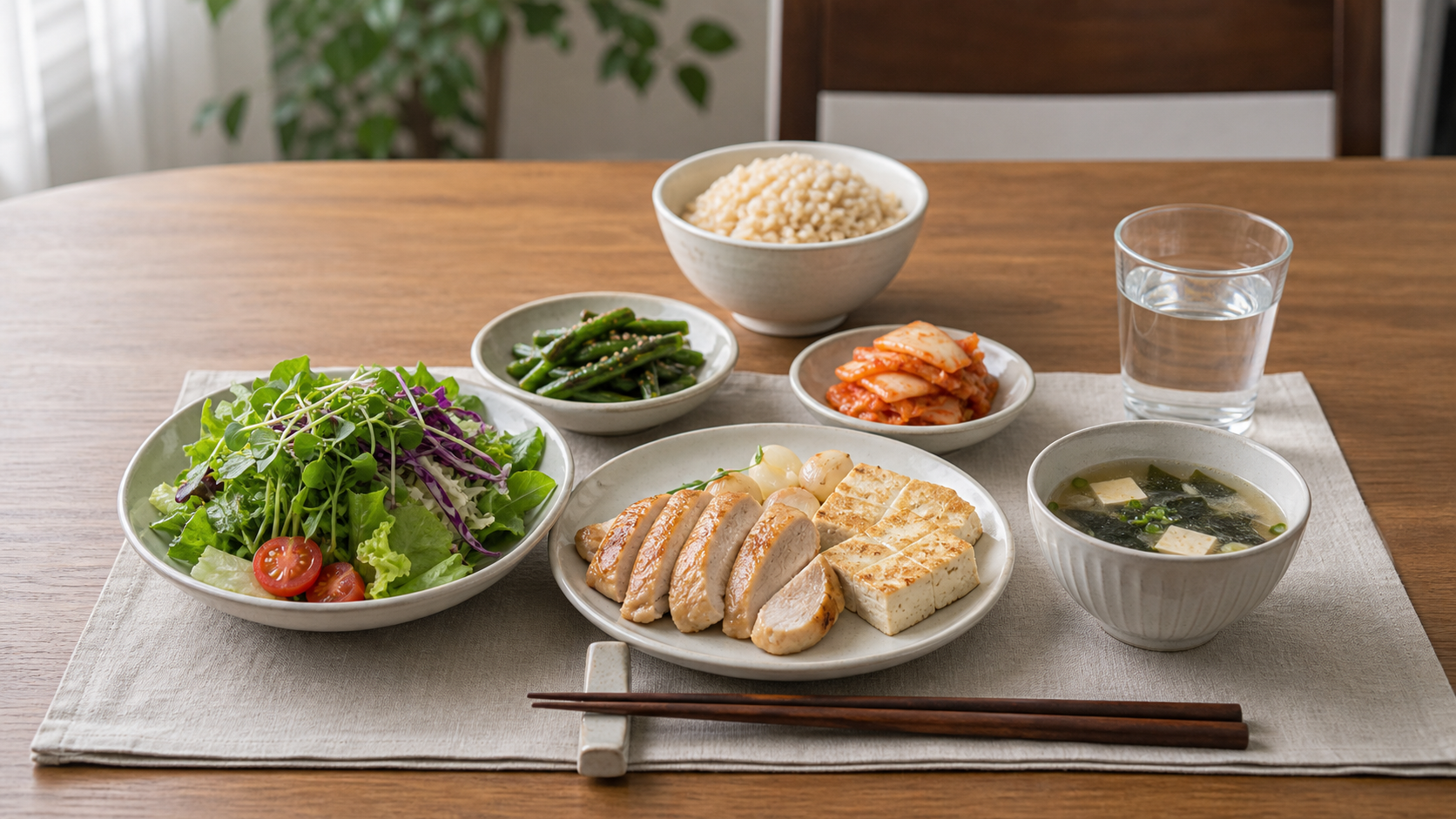 채소와 단백질을 먼저 먹고 밥을 나중에 먹는 식사 순서