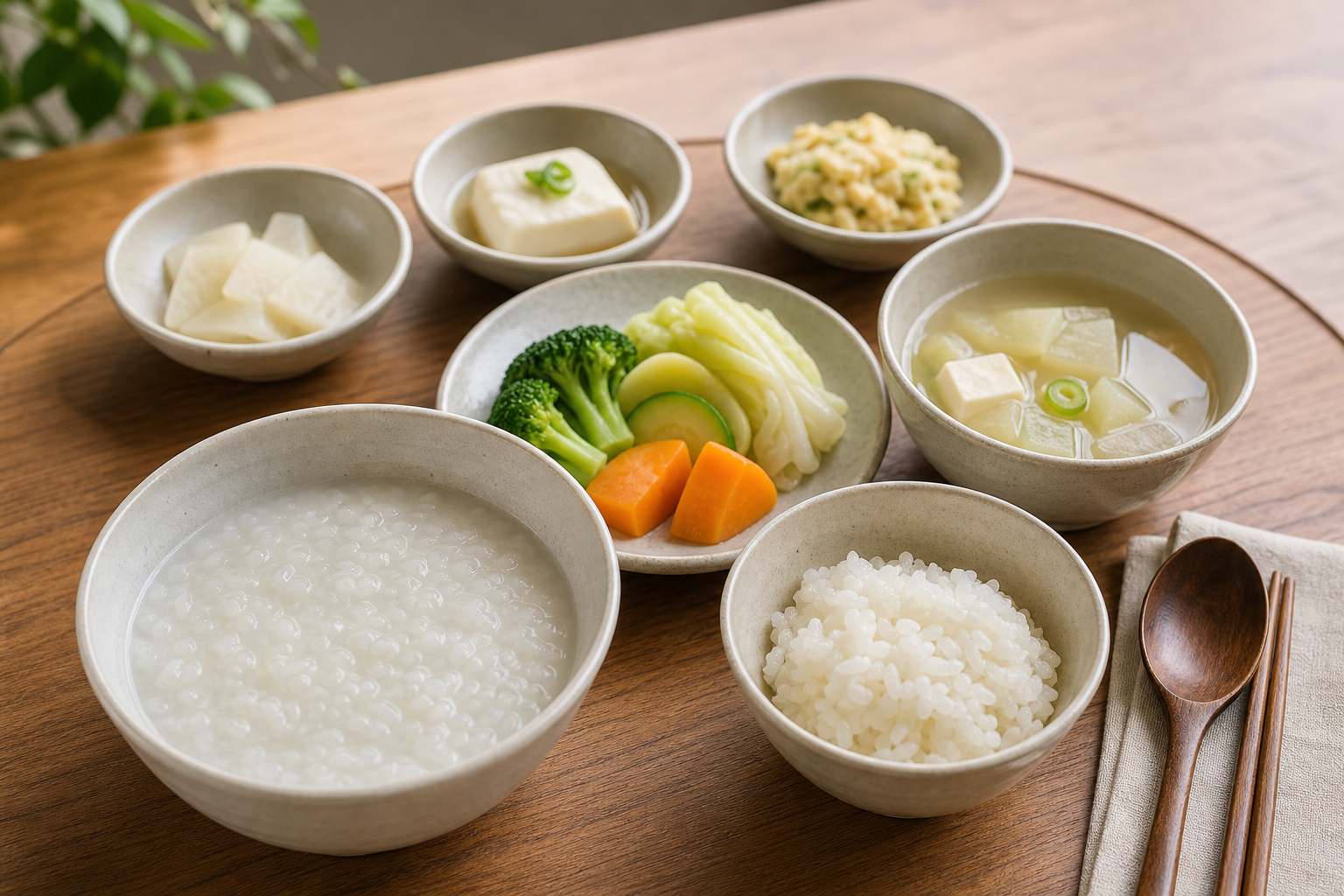 죽과 부드러운 음식
