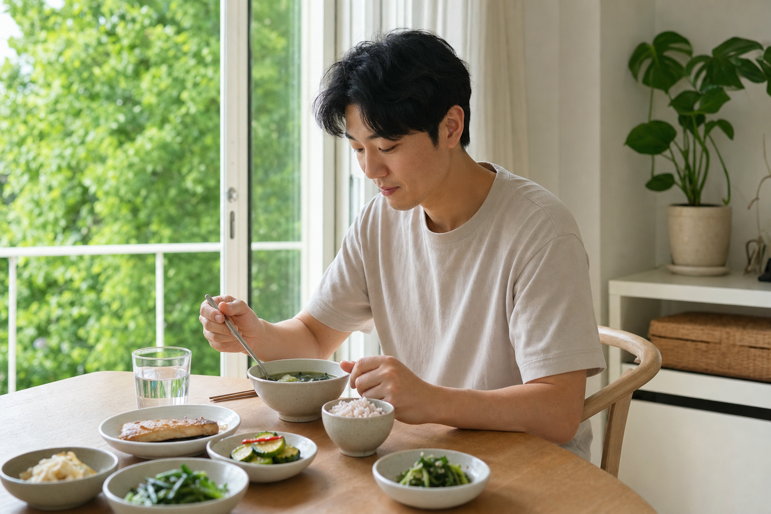 편안한 여름 식사
