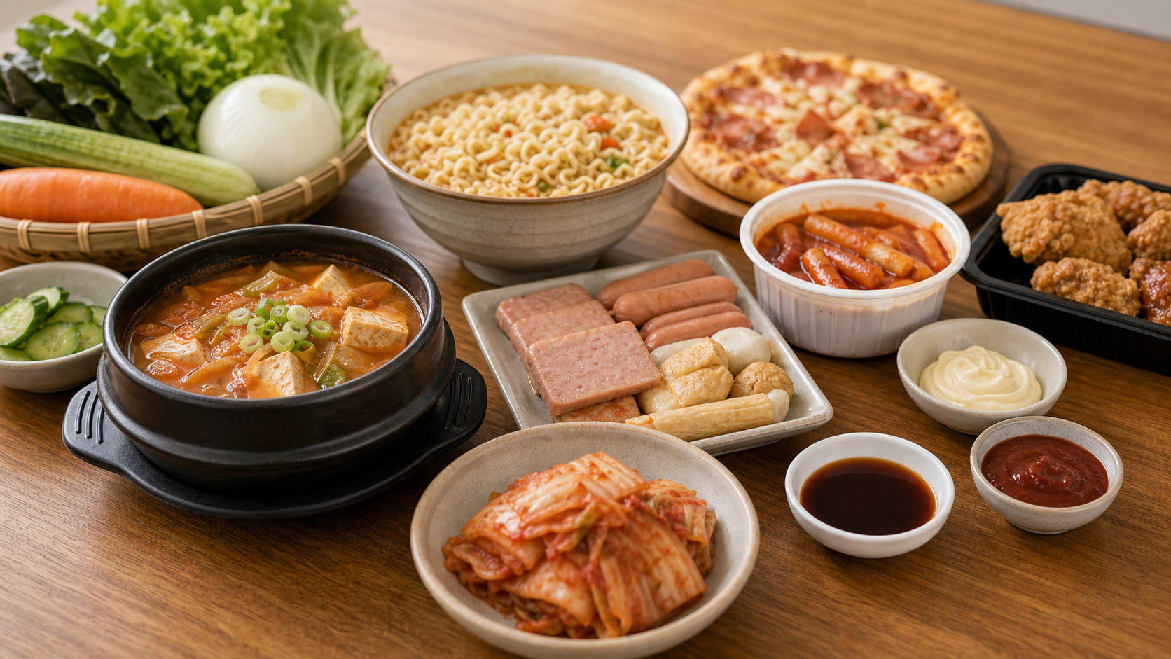 라면 국물과 가공식품
